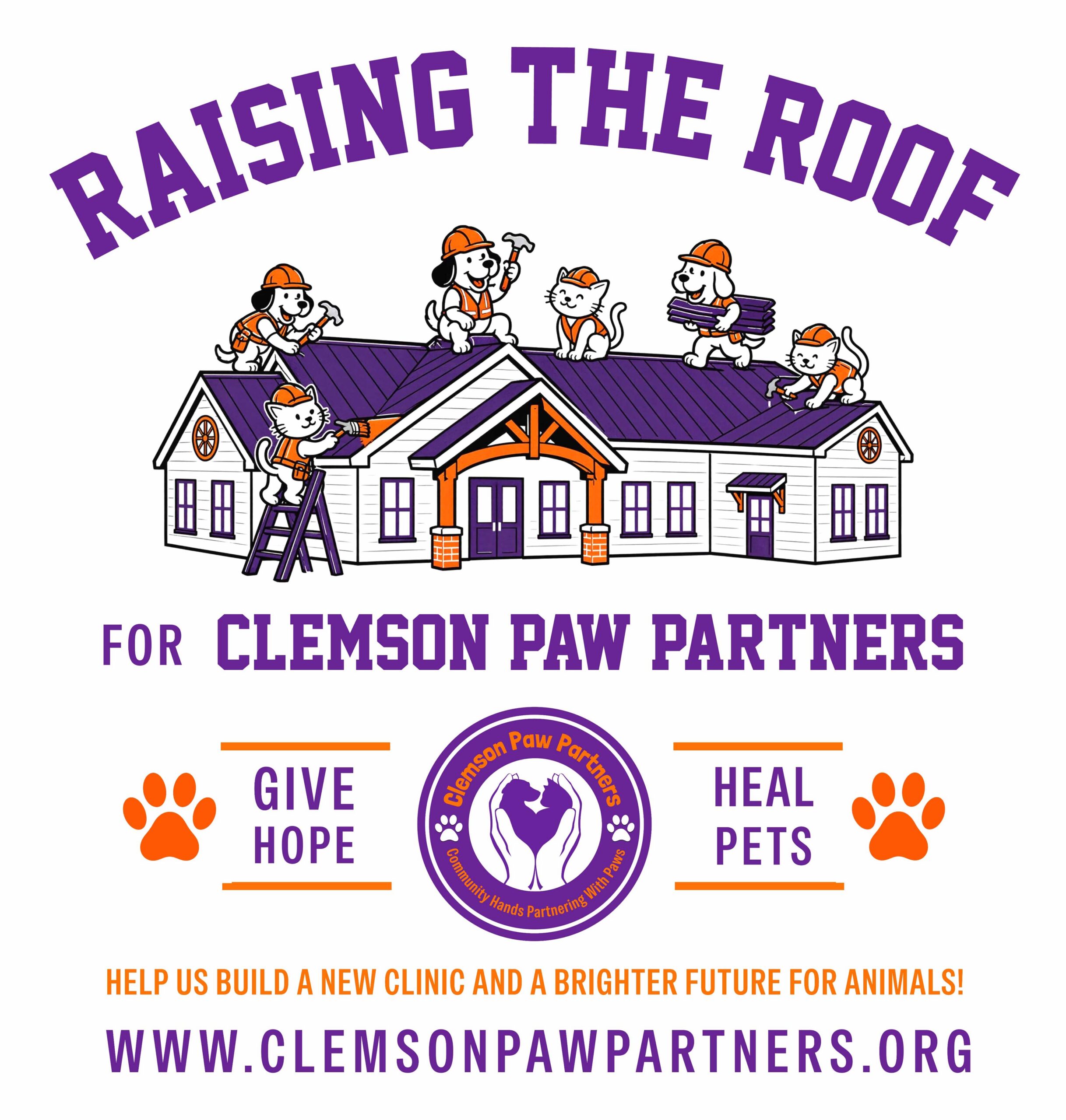cpp_raiseRoof Raising The Roof Clemson Paw Partners Building Fundraiser