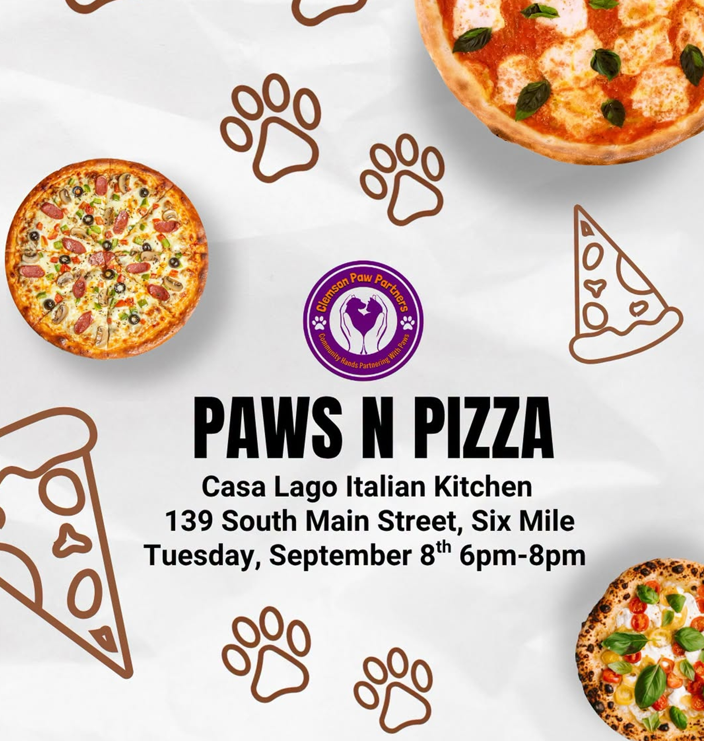 pawsPizza Paws N Pizza Fundraiser